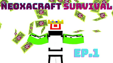 NeoxaCraft survival lets play Ep.1