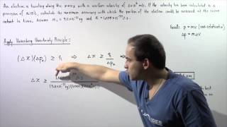 Heisenberg Uncertainty Principle Example # 1
