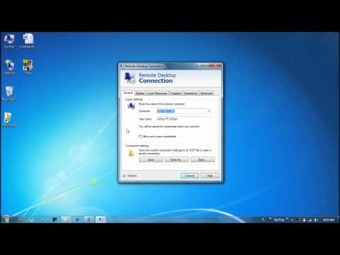 How to Use Windows Remote Desktop Connection (RDC)