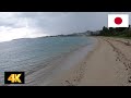 【4K】Run With Me Outdoors - (Teruma Beach, Uruma, Okinawa, Japan) Real Japanese Street Sounds