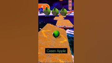 Green Apple Ball vs Going Balls Level 137🔥#goingballs #shorts #ballgame