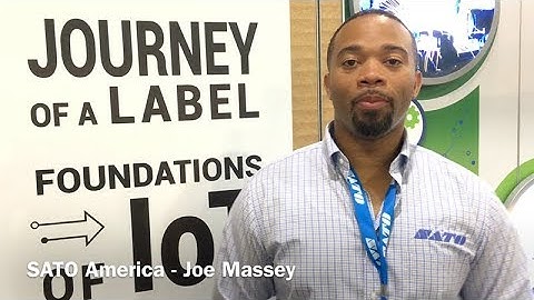 SATO America at MODEX 2018 - PW2NX Mobile Printer