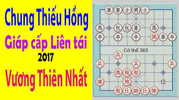 Vương Thiên Nhất (王天一) tiên - Chung Thiếu Hồng (钟少鸿). Giáp cấp Liên tái 2017.