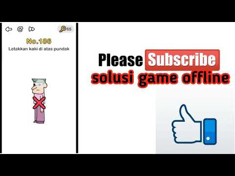 Brain Out Level 186 Letakkan Kaki Di Atas Pundak Youtube