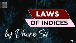Laws Of Indices One shot.                                     #maths# shorttrics#mathsconcept#