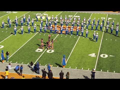 FVSU Blue Machine Marching Band v.s Central State University (Halftime Show - Stand View) 2021.