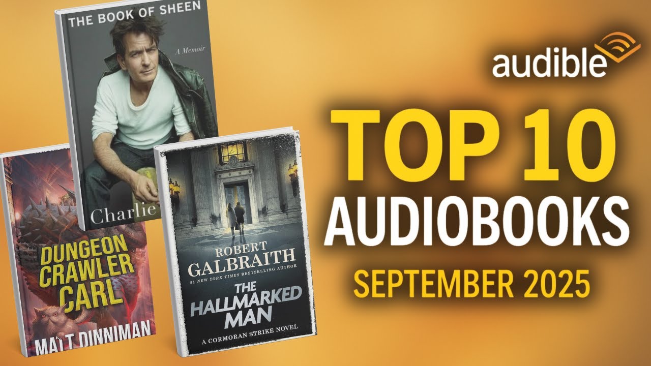 Top 10 BESTSELLING Audiobooks on Audible (Sept 2025) 🔥 MustListen