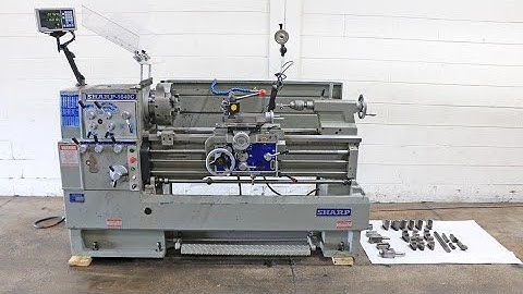 16"/24" x 40" SHARP GAP BED ENGINE LATHE