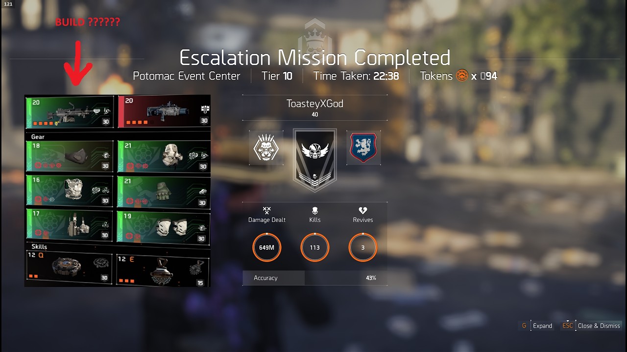 My Max Tier Escalation Build And The Overdogs Discussion The Division my-max-tier-escalation-build-and-the-overdogs-discussion-the-division