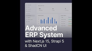 Advanced ERP System with Next.js 15, Strapi 5 & ShadCN UI