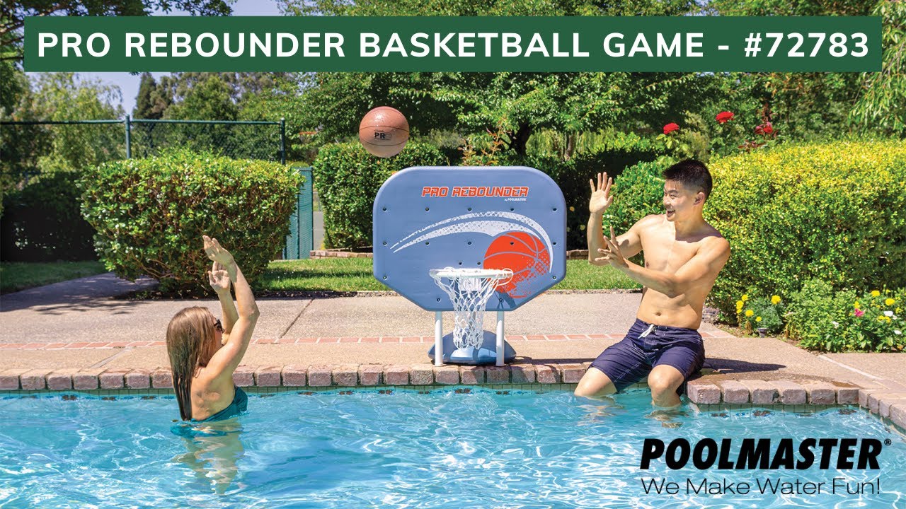 Poolmaster 72948 Minnesota Timberwolves NBA Pro Rebounder-Style Poolside  Basketball Game , White