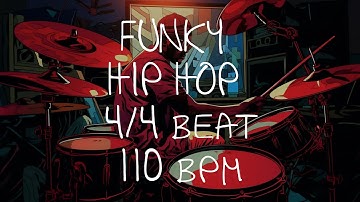 4/4 Drum Beat - 110 BPM - HIP HOP FUNKY