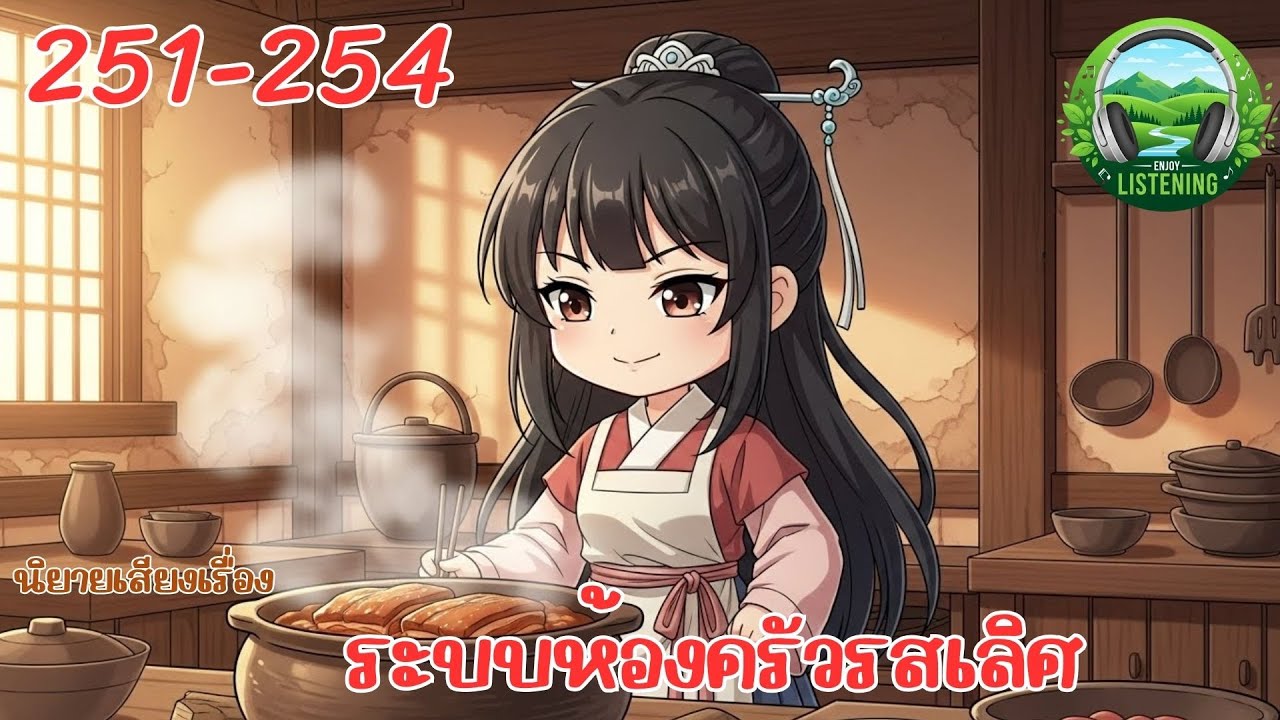 EP 251-254  นิยายเสียงเรื่อง  รบบห้องครัวเลิศรส ตอน  หยกกระทบศิลา