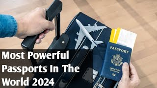 World's Most Powerful Passports In 2024 #top50 #most #powerful #passport #2024