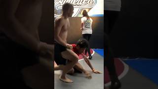 Dude gets choked and pukes at BJJ match!