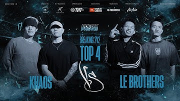 Khaos vs Le Brothers Top 4 Breaking 2v2 Day 1 | Break2prove 2025