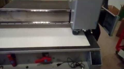 Tangential Knife & Creasing Wheel CNC machine based on myCNC-ET7 control board