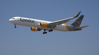 Condor Airlines Boeing 767-300ER [D-ABUP] landing at Los Angeles (LAX/KLAX)