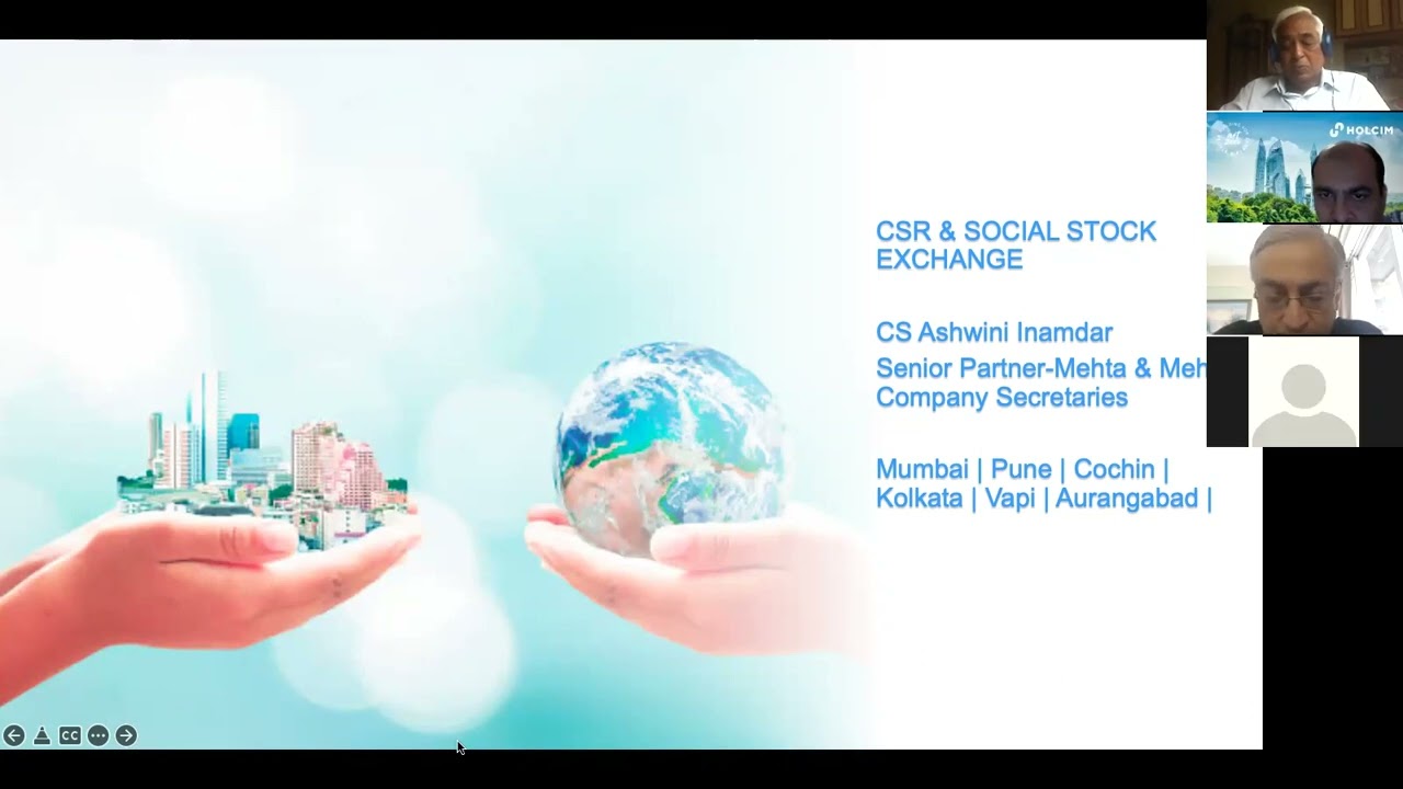 Webinar on CSR & Social Stock Exchange | Mehta & Mehta