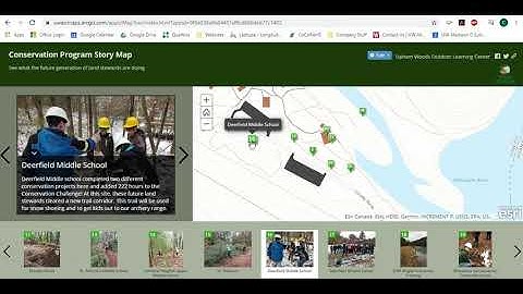 Conservation Program Story Map Video Tour