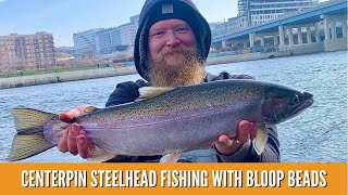 Centerpin Steelhead Fishing With Bloop Beads / Winter Float