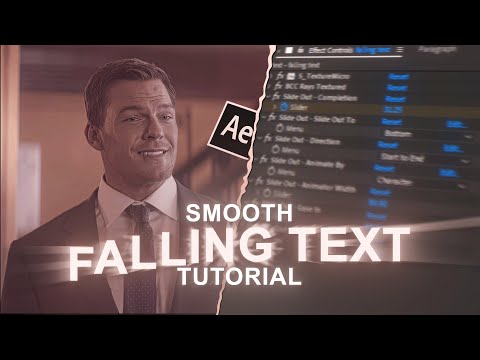 smooth FALLING TEXT