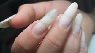 Секрет длинных ногтей/меняем форму на квадрат/как сделать ногти жёсткими /блестки дизайн ногтей Секрет длинных ногтей/меняем форму на квадрат/как сделать ногти жёсткими /блестки дизайн ногтей