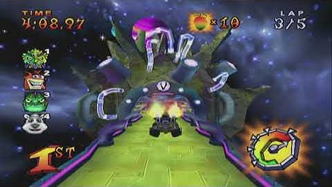 Crash Nitro Kart - (Hyper Spaceway/Hard-Revisit)