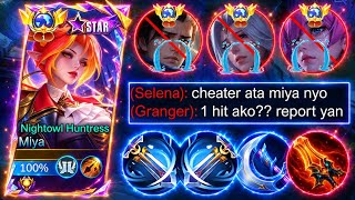 PERFECT BUILD‼️GLOBAL MIYA 1 SHOT BUILD TO DOMINATE LASON PICK HEROES🔥 - Top Global Miya Gameplay