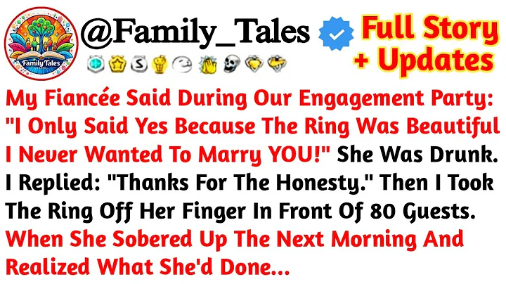 My Fiancée Said During Our Engagement Party: "I Only Said Yes Because The Ring Was //Reddit Stories