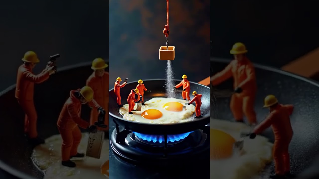 Video yang dihasilkan AI | Mereka  kembali - memasak seperti pembangunan 