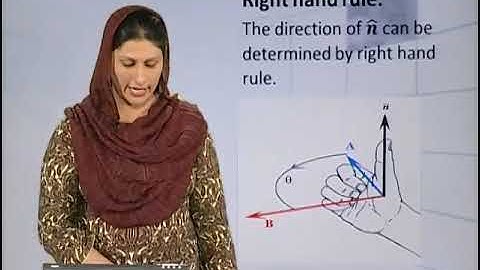 Physics - Fsc Part 1 Chapter 2 Vector or Cross Product - Physics