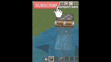 FLOATING WATER BLOCK IN MINECRAFT LATEST VERSION. #SHORTS #minectaft #shortvideo #help |  Jester