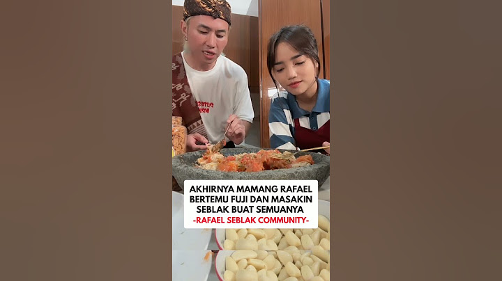 RAFAEL Ajak FUJI Cobain Seblak Viral #rafaelseblak #fuji #fujian