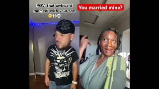 You married mine? #voiceeffects #lipsyncs #duet #funny #relatable #makemefamous #comedy #lipsync