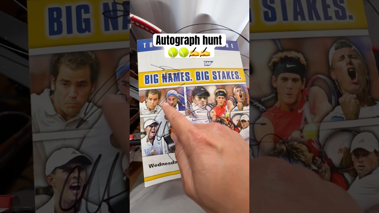 Any of these our boys? @NothingMajorShow #tennis #autographs
