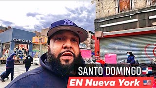 ASI SE VIVE EN EL BARRIO DOMINICANO 🇩🇴 EN NUEVA YORK- Washington Heights NEW YORK-SCOBANO 809