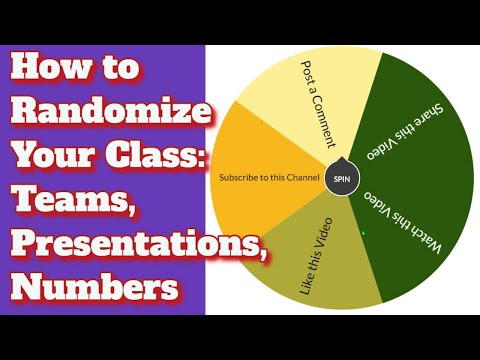 Random Team Picker, Student Selector, and Number Generator for Online Teams