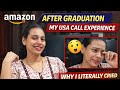 Amazon VCS Job After Graduation Update😢 My USA Calling Experience | I Literally Cried After the Call