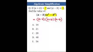 Algebraic Evaluation || Algebra || Mathematics shorts maths algebra  mathpractice