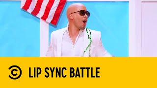 Prince Royce Performs Pitbull's 