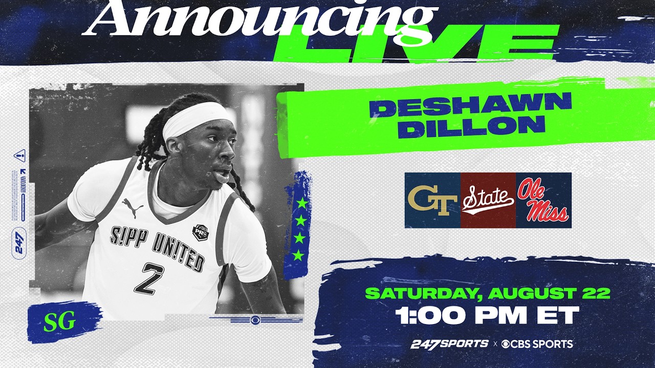 LIVE: 4-star SG Deshawn Dillon Announces College Commitment | No. 22 Overall SG