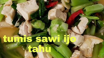 ✅RESEP TUMIS ‼️SAWI HIJAU TAHU PUTIH⁉️