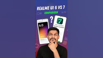 Realme UI 6 vs Realme UI 7 Comparison 🤯 #shorts #realmeui #techdot