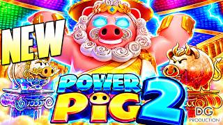 ‼️NEW‼️OMG POWER PIG 2 BEST GAME OF THE YEAR SLOT MACHINE LAS VEGAS CASINO PINBALL GAME G2E 2026 L&W screenshot 1