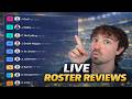 Dynasty Roster Reviews LIVE!