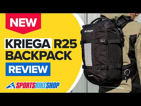 NEW! Kriega R25 motorcycle backpack review - Sportsbikeshop
