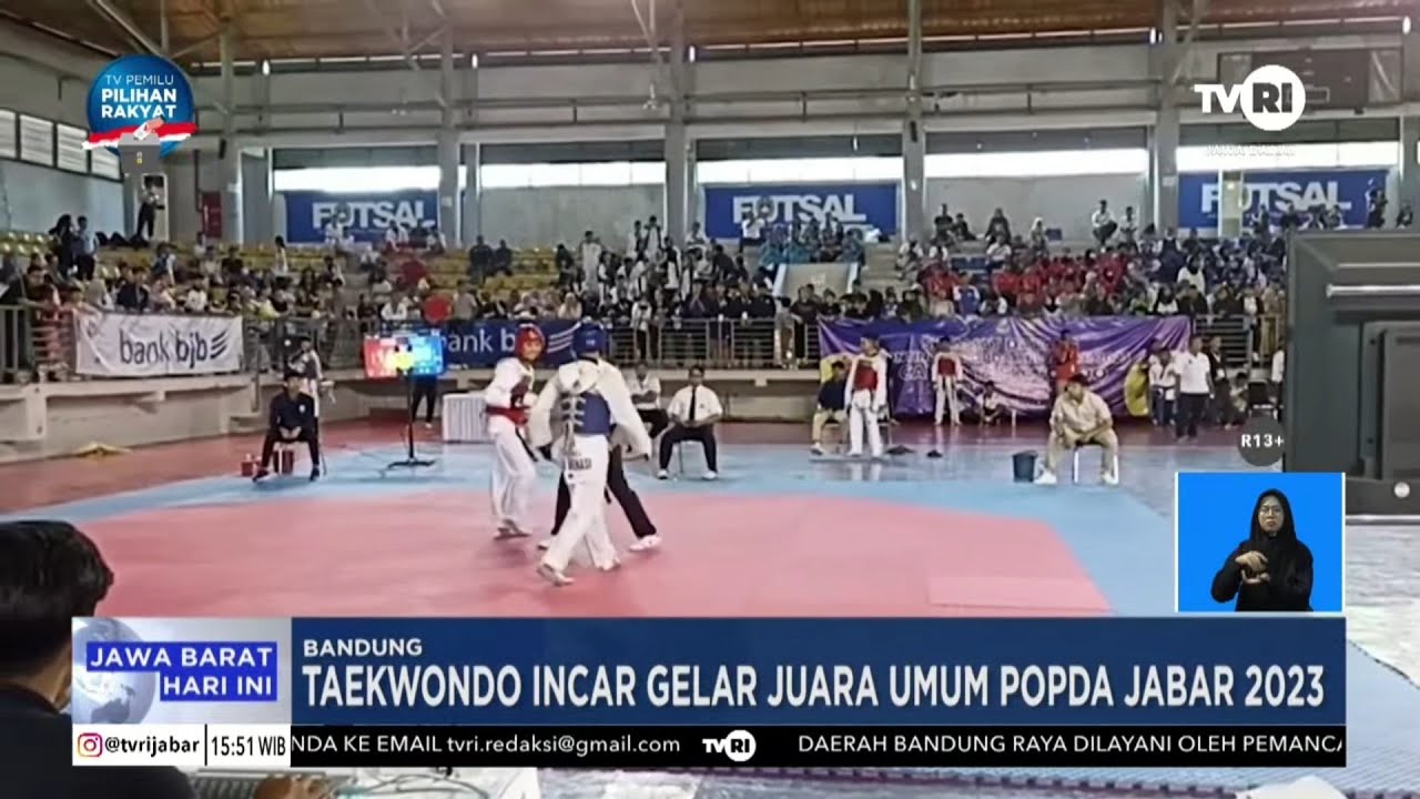 Taekwondo Kota Bandung Siap Ukir Sejarah di POPDA Jabar 2025