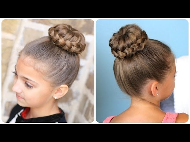 Easy Braided Wrapped Bun Hair Tutorial - an indigo day