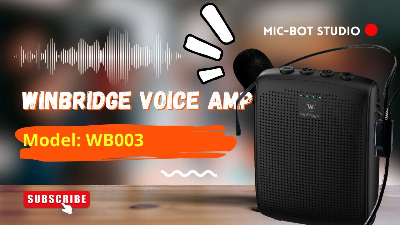 Dji Mic Portable Microphone WinBridge WB006 Voice Amplifier